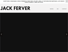 Tablet Screenshot of jackferver.org
